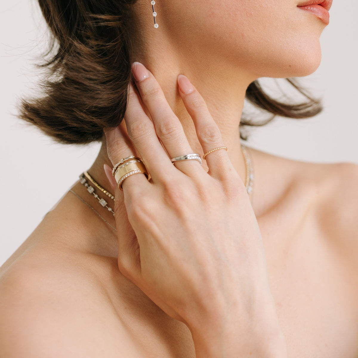 Bead Pinky Ring