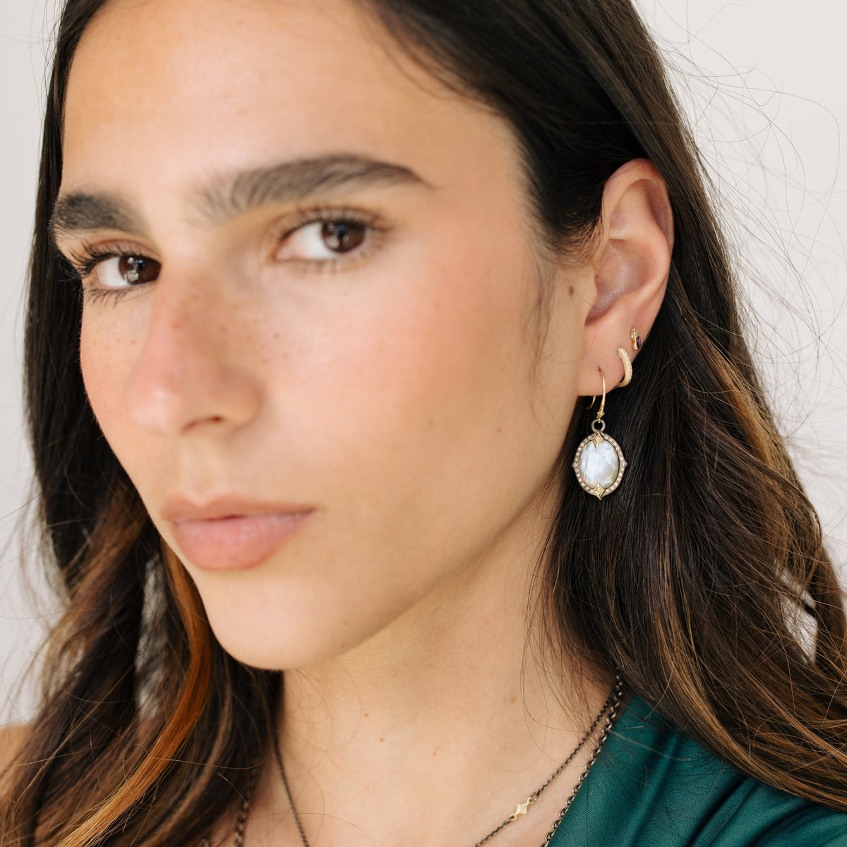Peruvian Opal Drop Earrings
