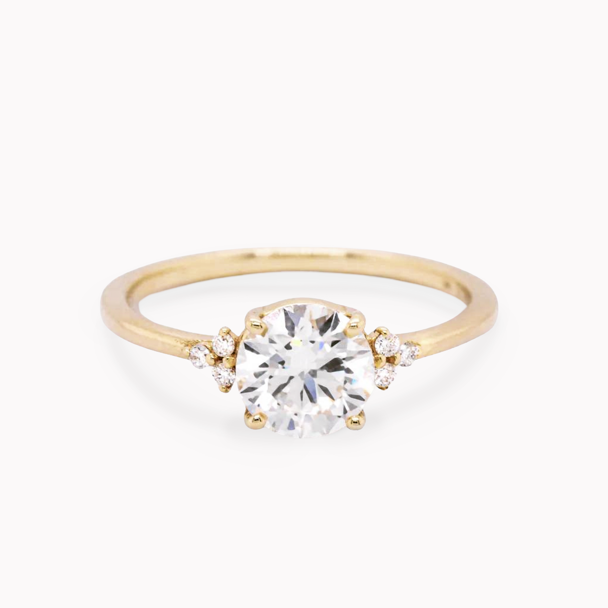 Anne Round Engagement Ring Setting