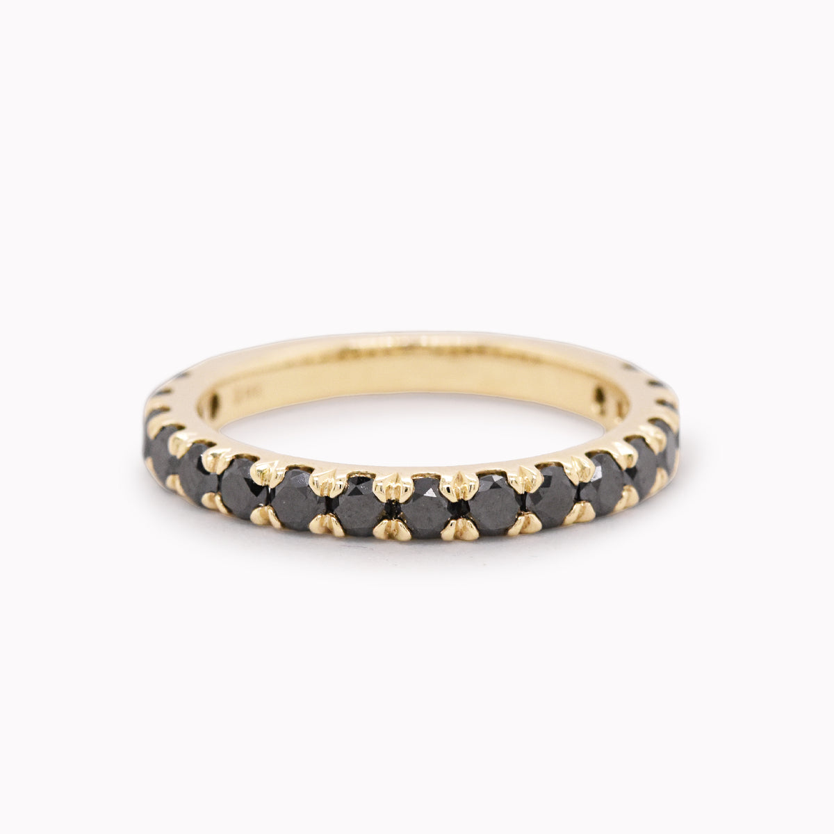 Black Diamond Half Eternity Band