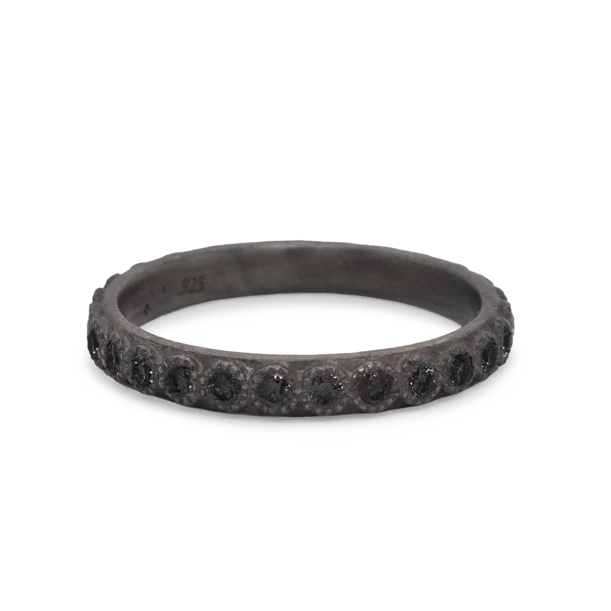 Black Sapphire Eternity Band