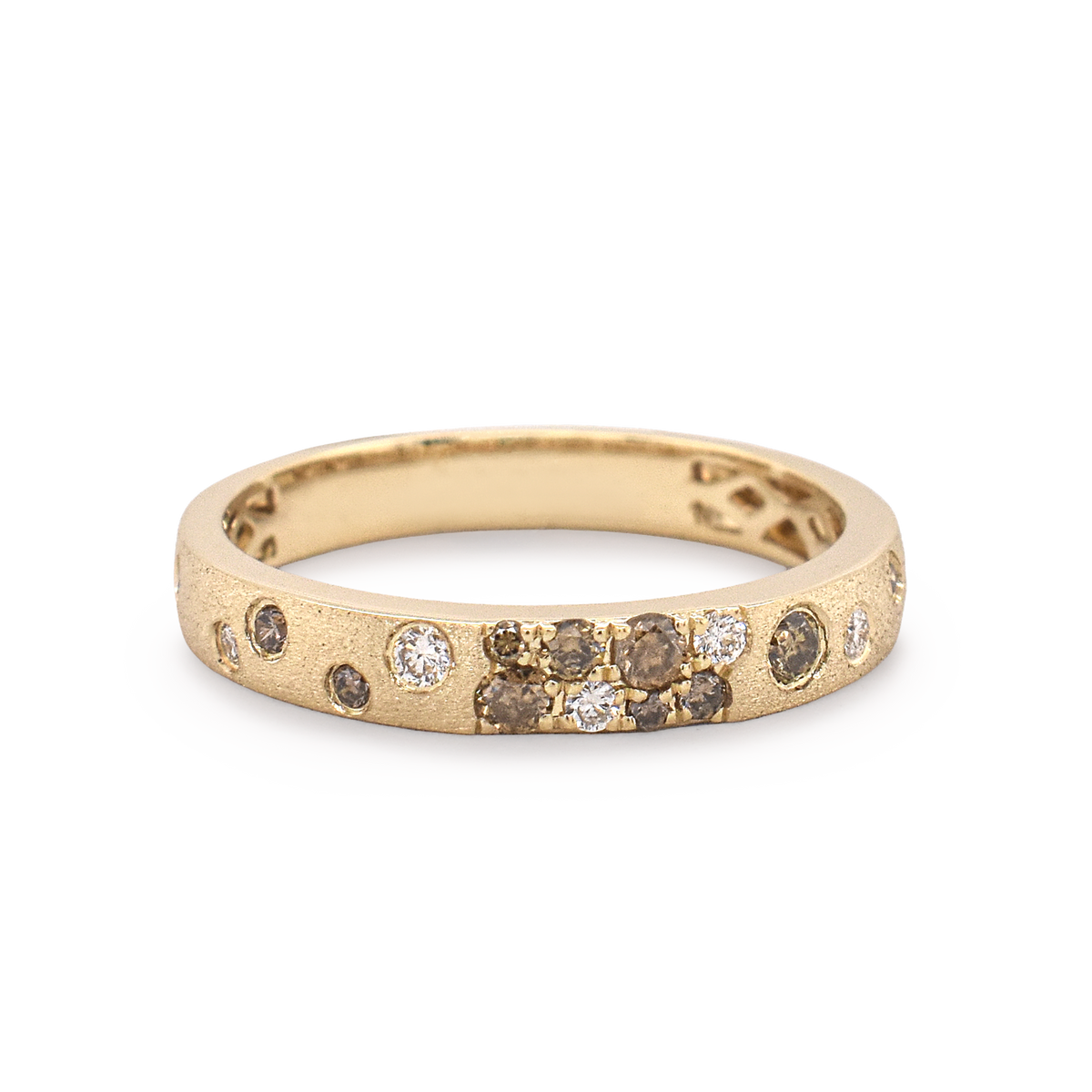 Champagne & White Diamond Galaxy Band