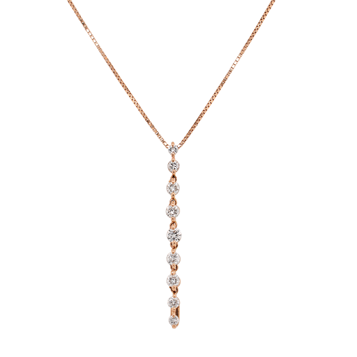 Convertible Diamond Box Chain Necklace