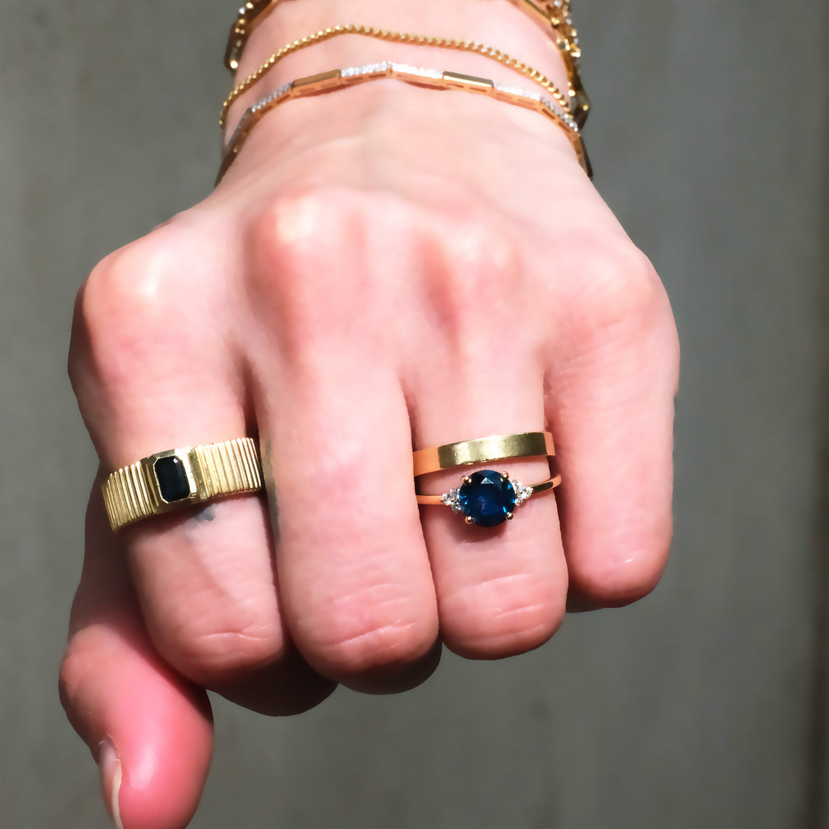 Anne 1.25ct Sapphire Engagement Ring