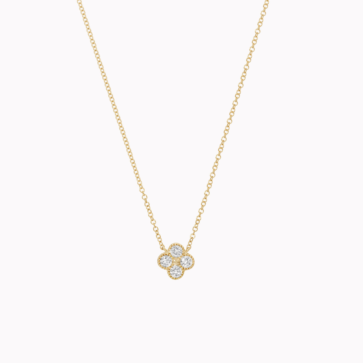 Diamond Clover Necklace