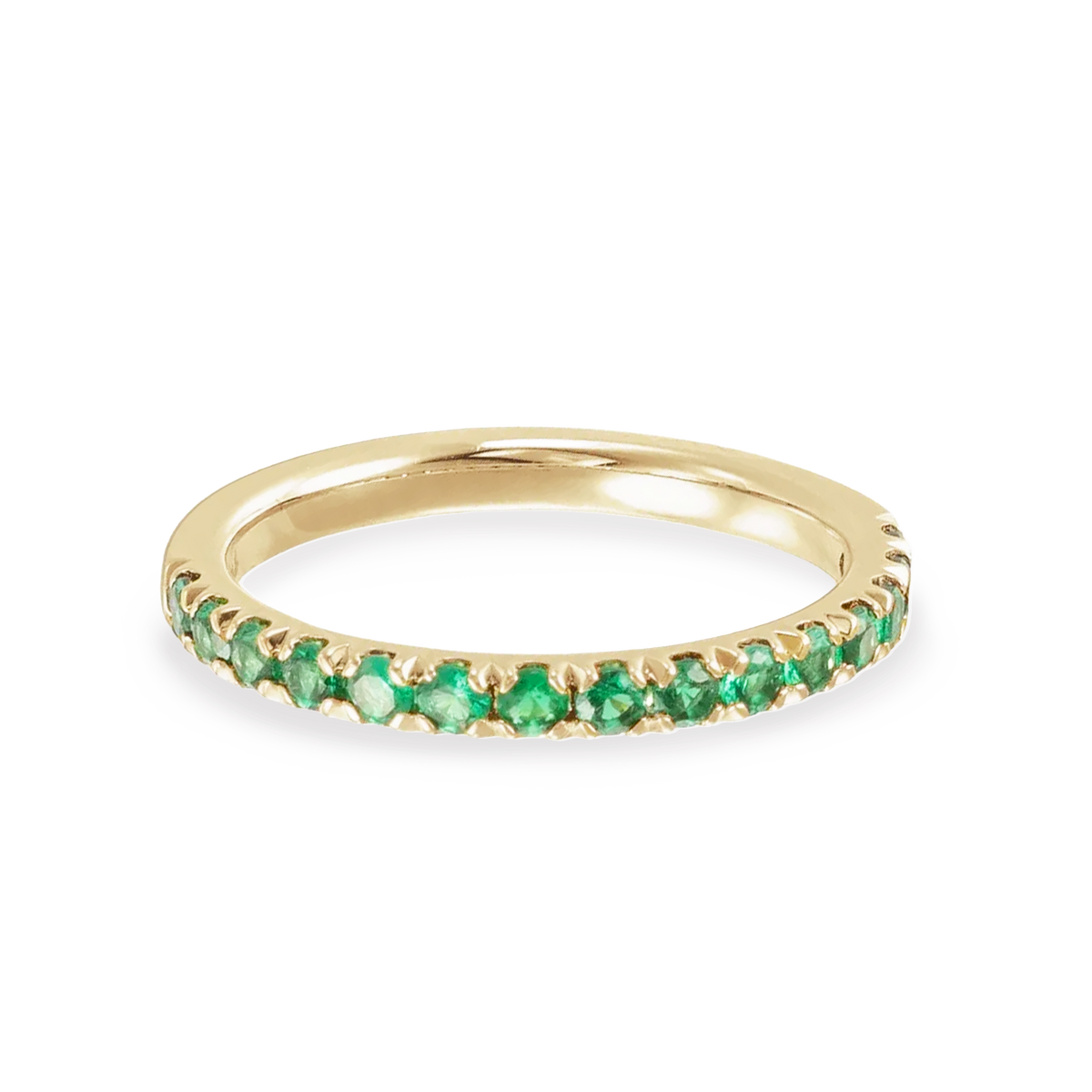 Emerald Birthstone Stack Ring