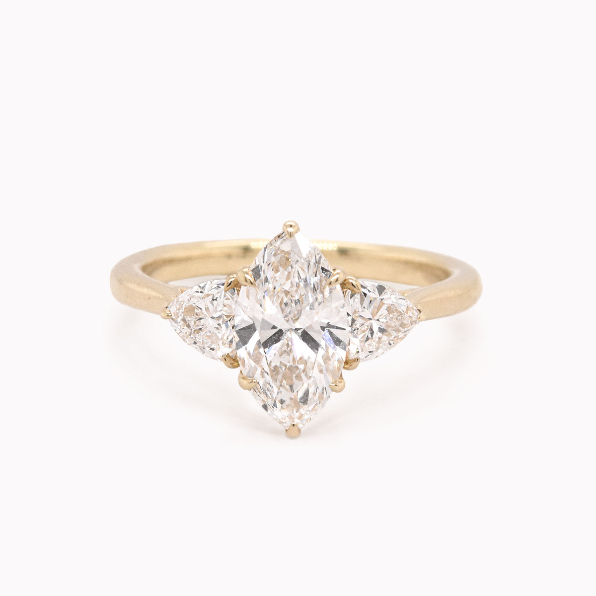 Fiona 2.02ct Lab-Grown Marquise Diamond Engagement Ring