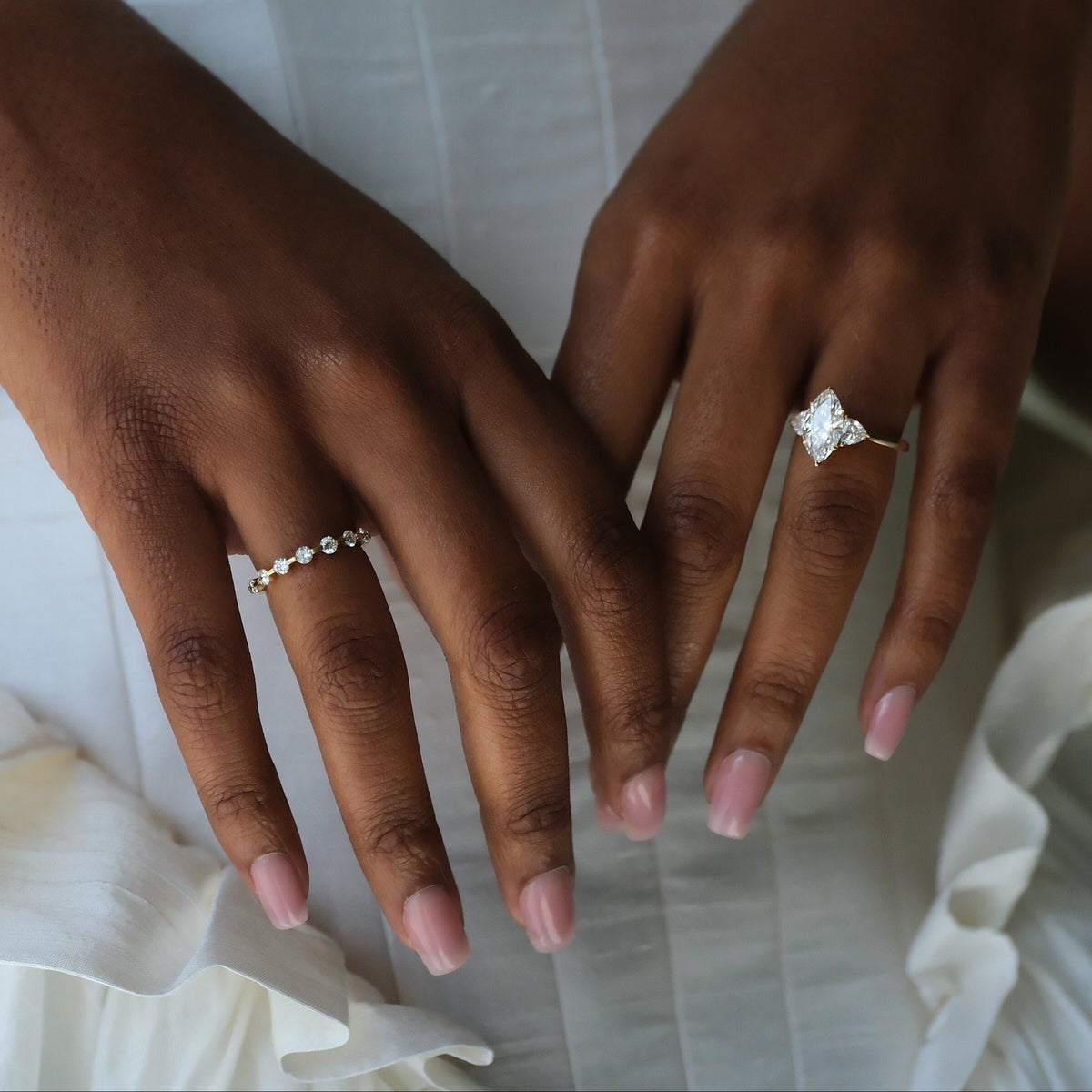 Fiona 2.02ct Lab-Grown Marquise Diamond Engagement Ring