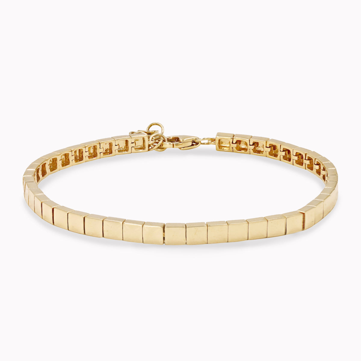 Gold Square Segment Bracelet