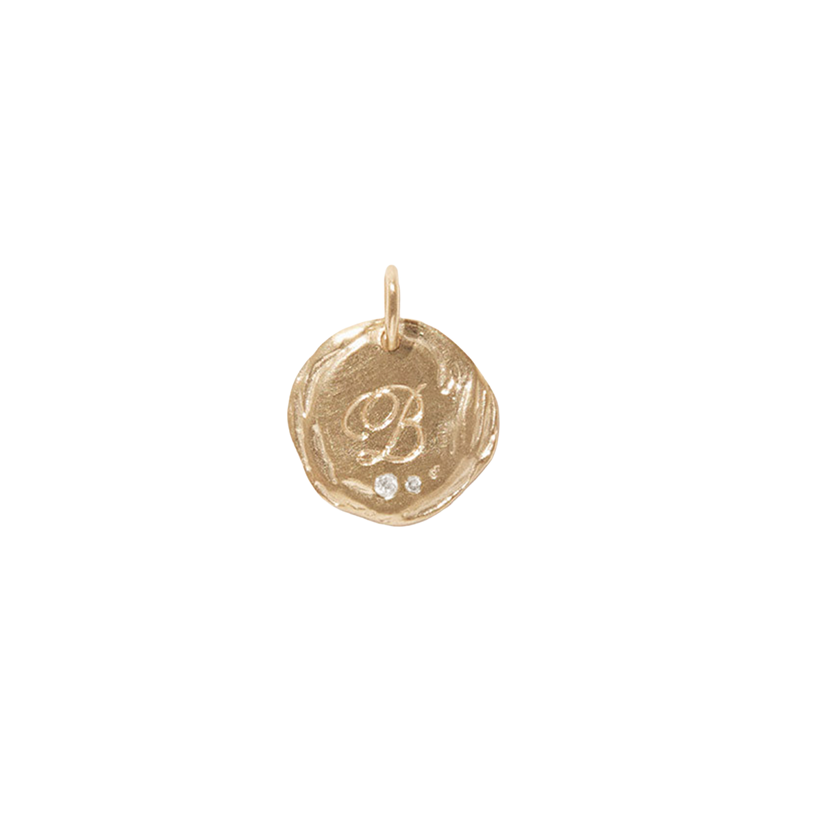 Engravable No. 6 Charm Pendant