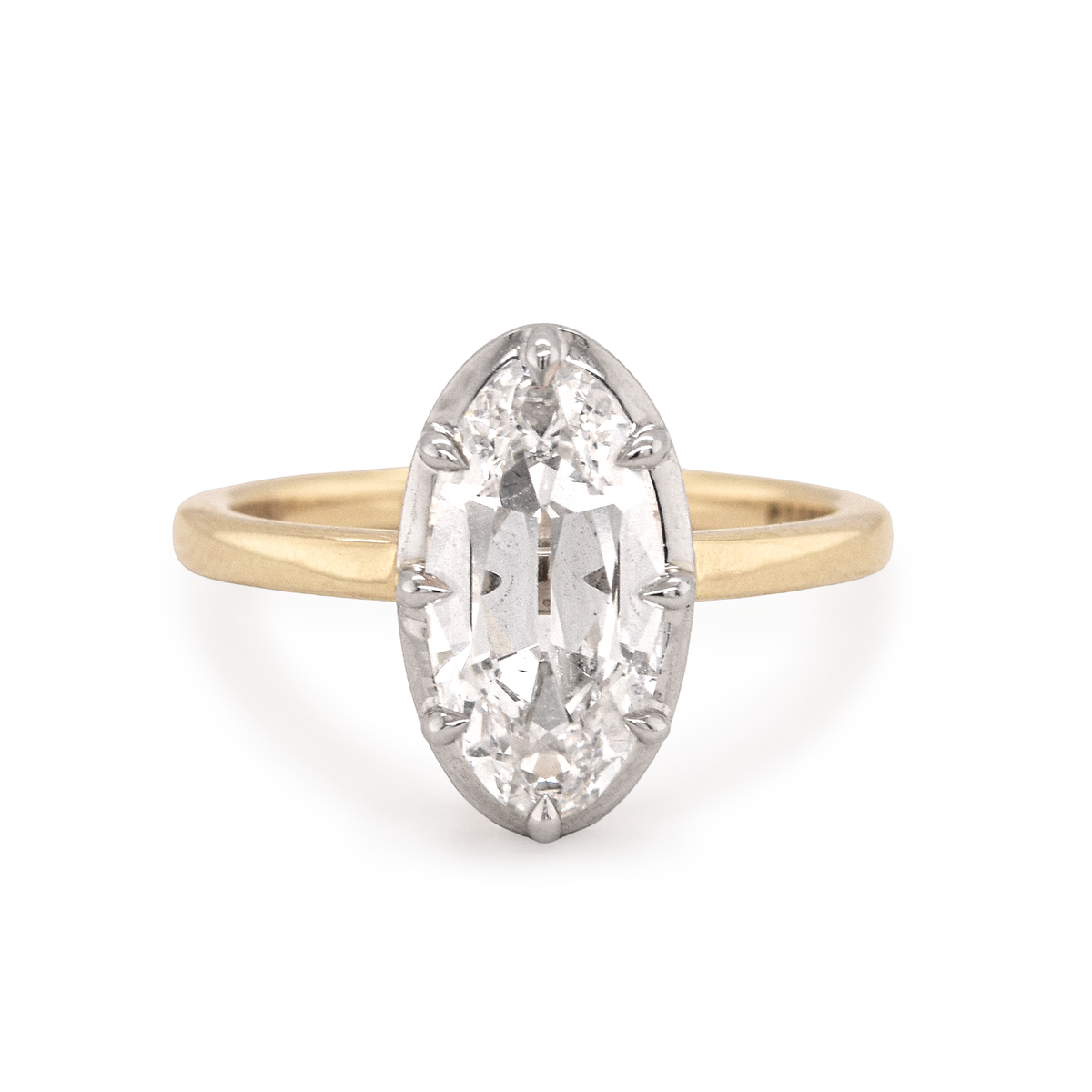 Jocelyn 2.62ct Elongated Oval Lab-Grown Engagement Ring