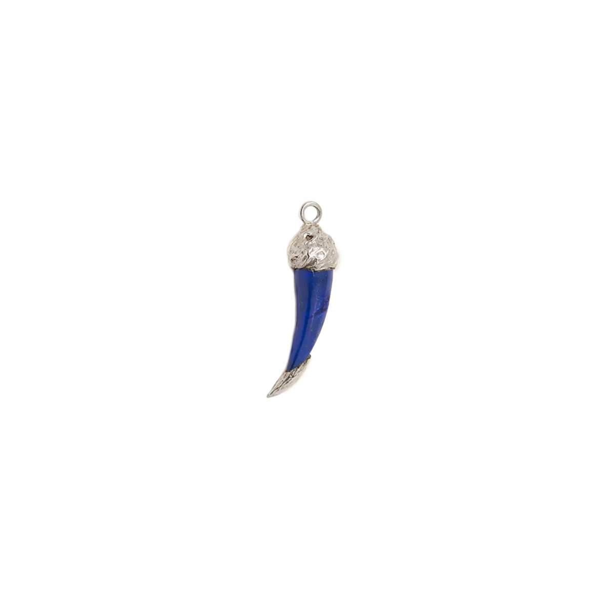Lapis Cornicello Charm