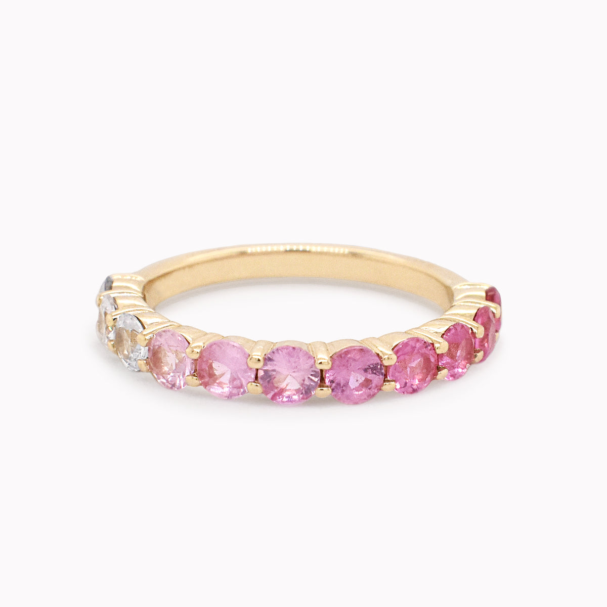 Ombré Pink Sapphire Ring
