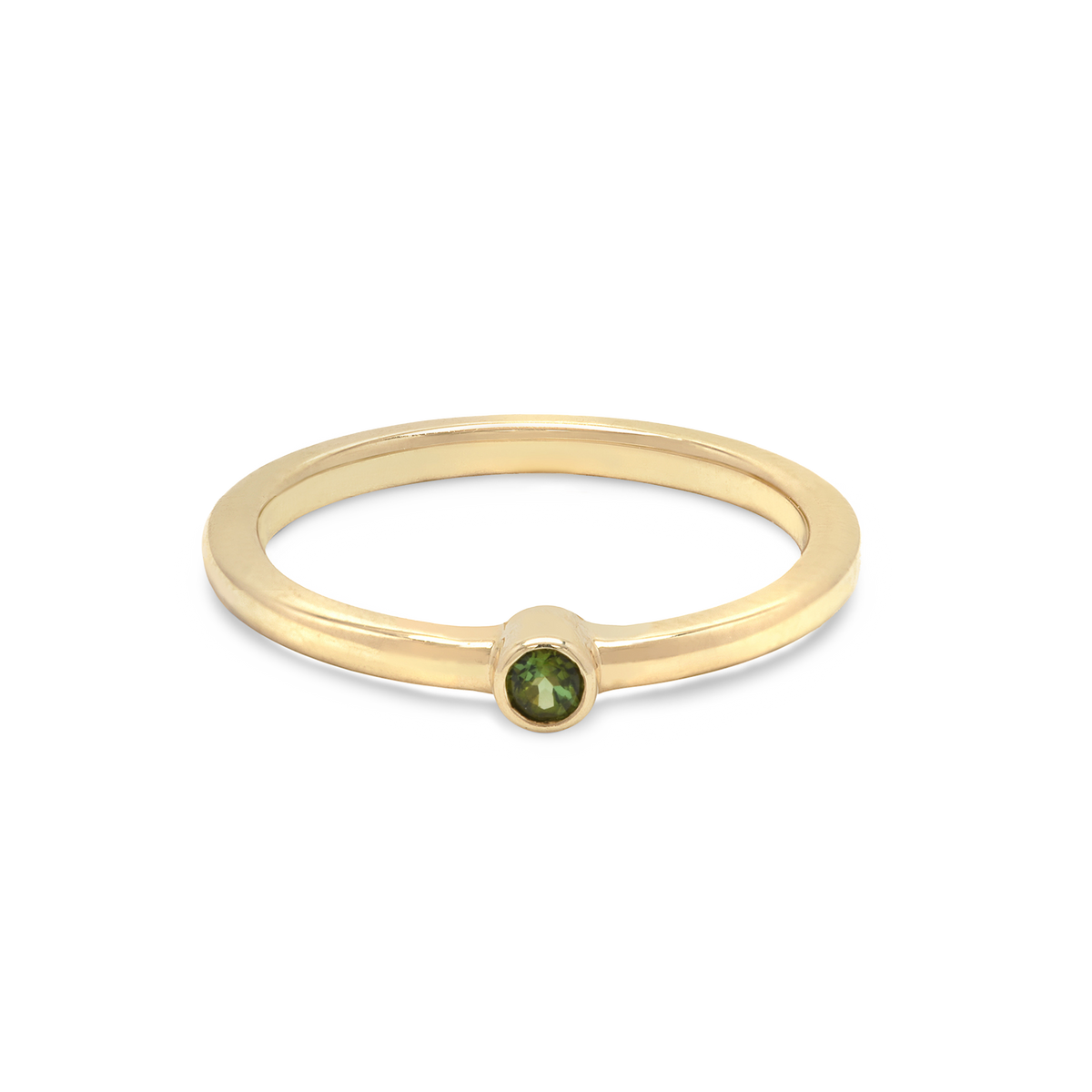 Tourmaline Birthstone Stack Ring