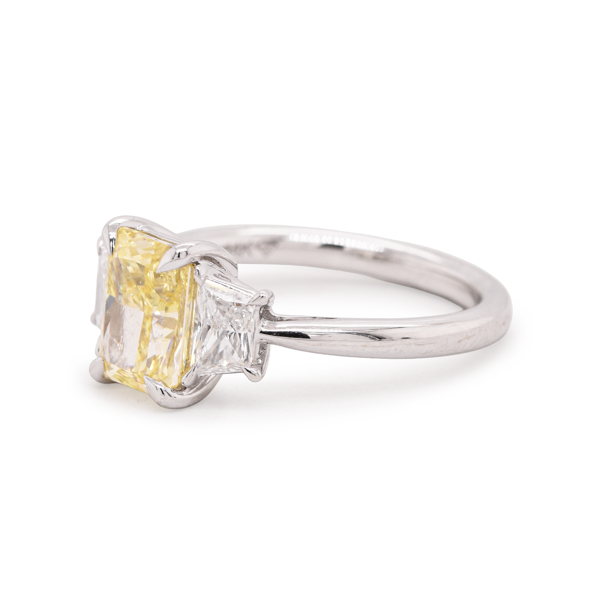 Victoria 2.14ct Lab-Grown Yellow Diamond Engagement Ring