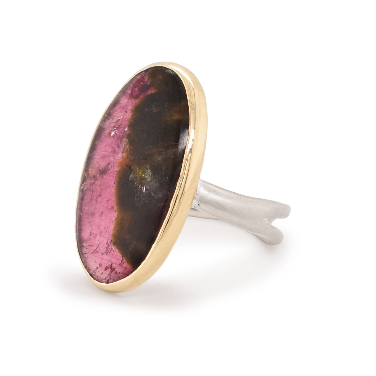 Watermelon Tourmaline Ring