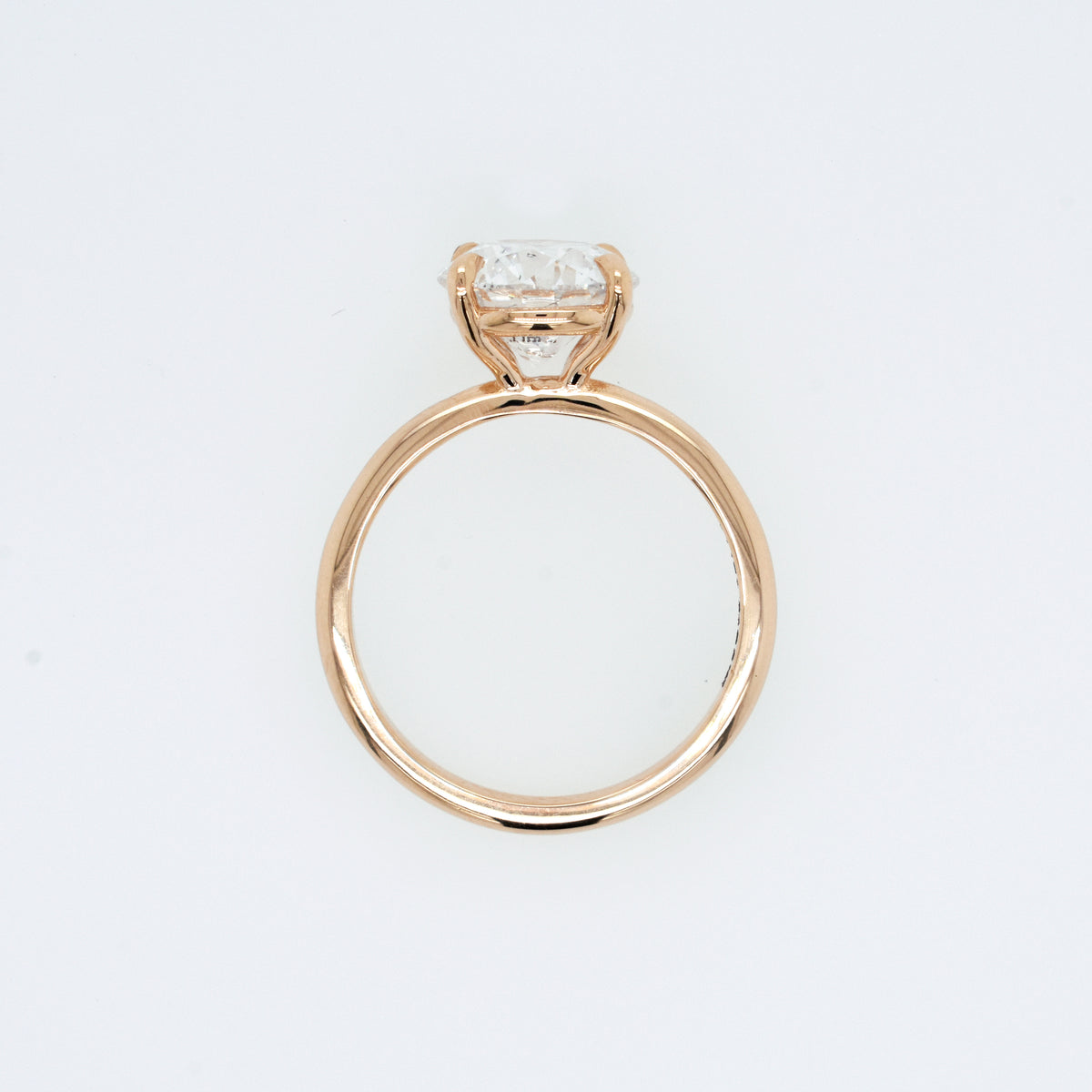 Emma Yellow Gold Engagement Ring Setting - Eliza Page