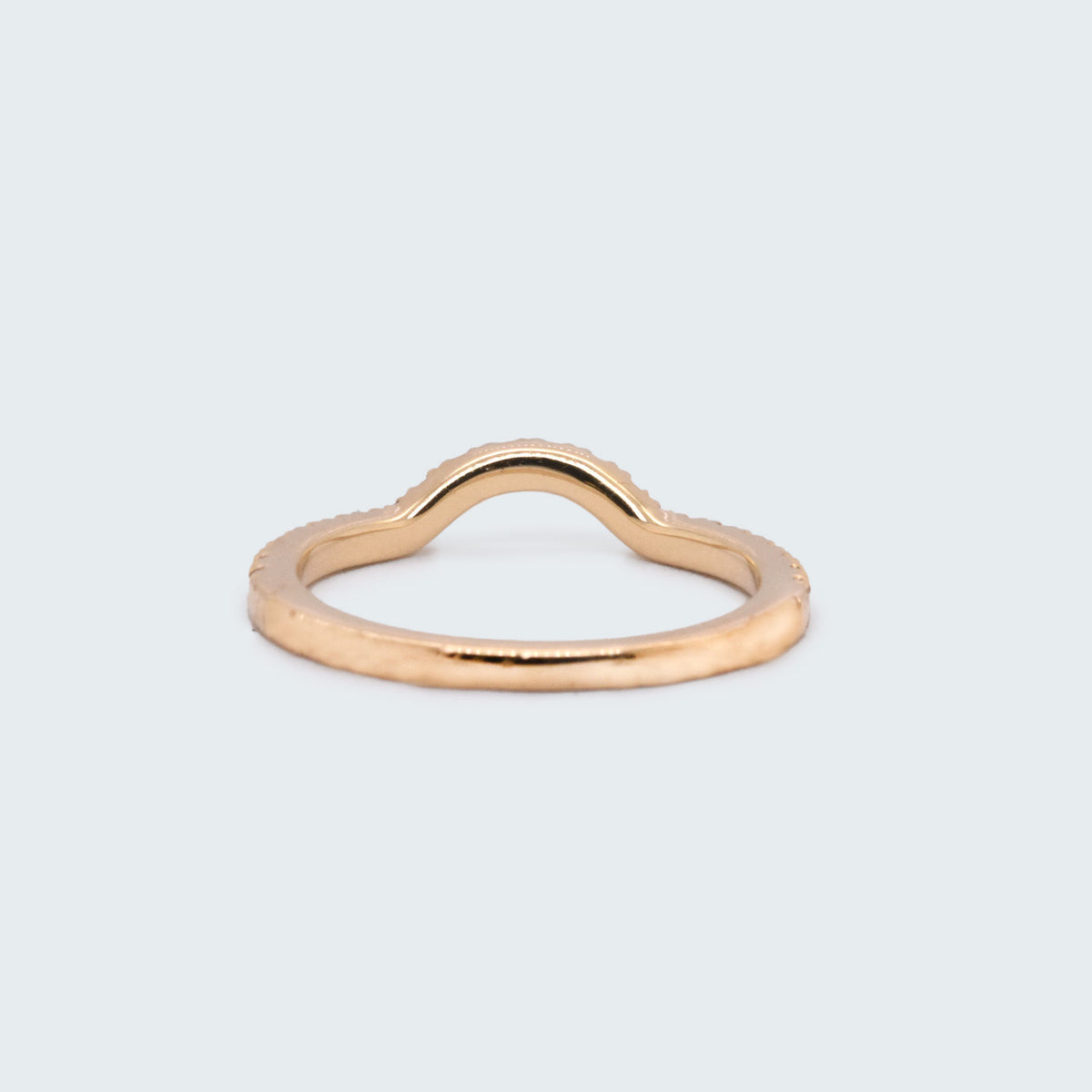 Diamond French-Set Contour Band - Eliza Page