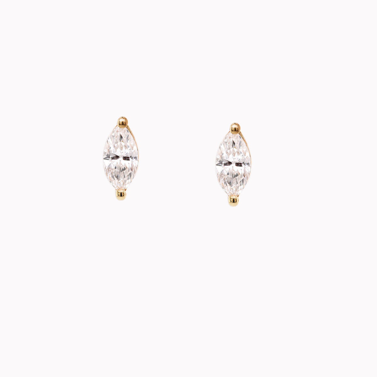 Marquise Diamond Studs