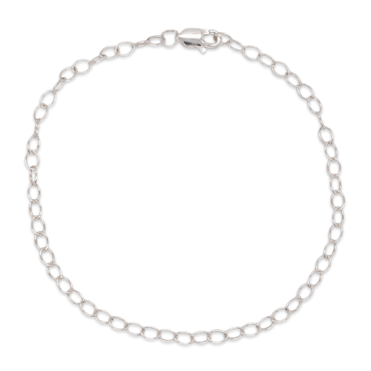Silver Cable Chain Bracelet 2.5mm