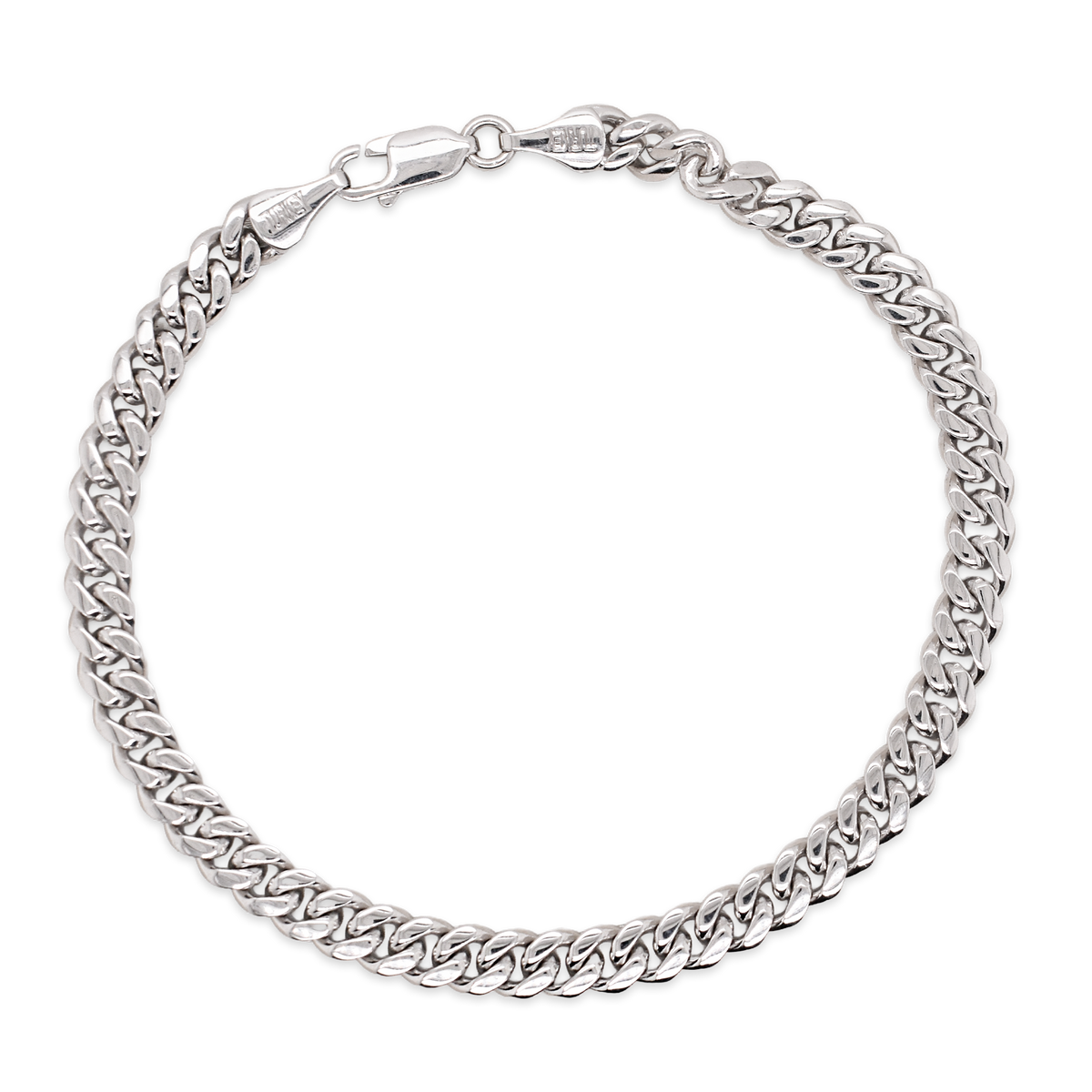 Silver Cuban Chain Bracelet