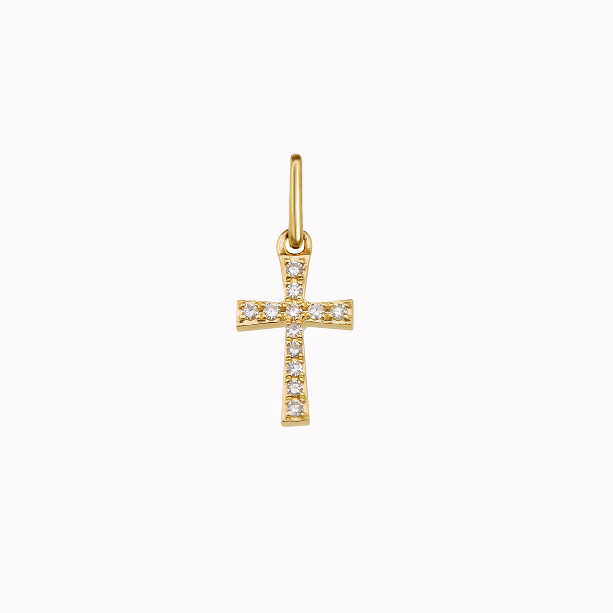 Diamond Cross Charm