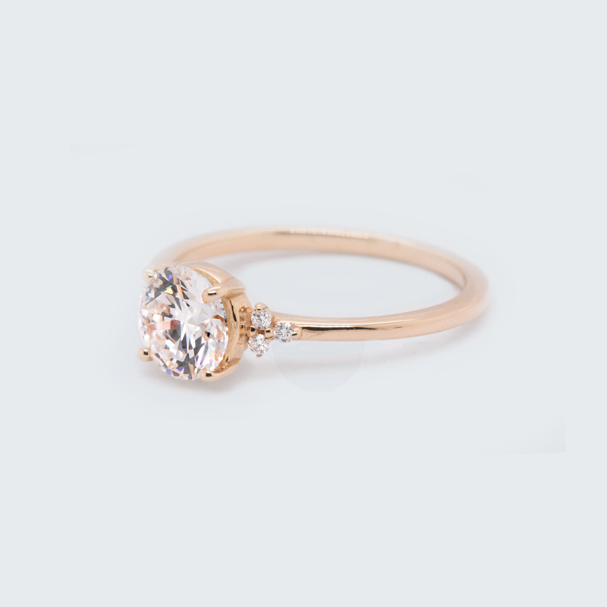 Anne Round Engagement Ring Setting