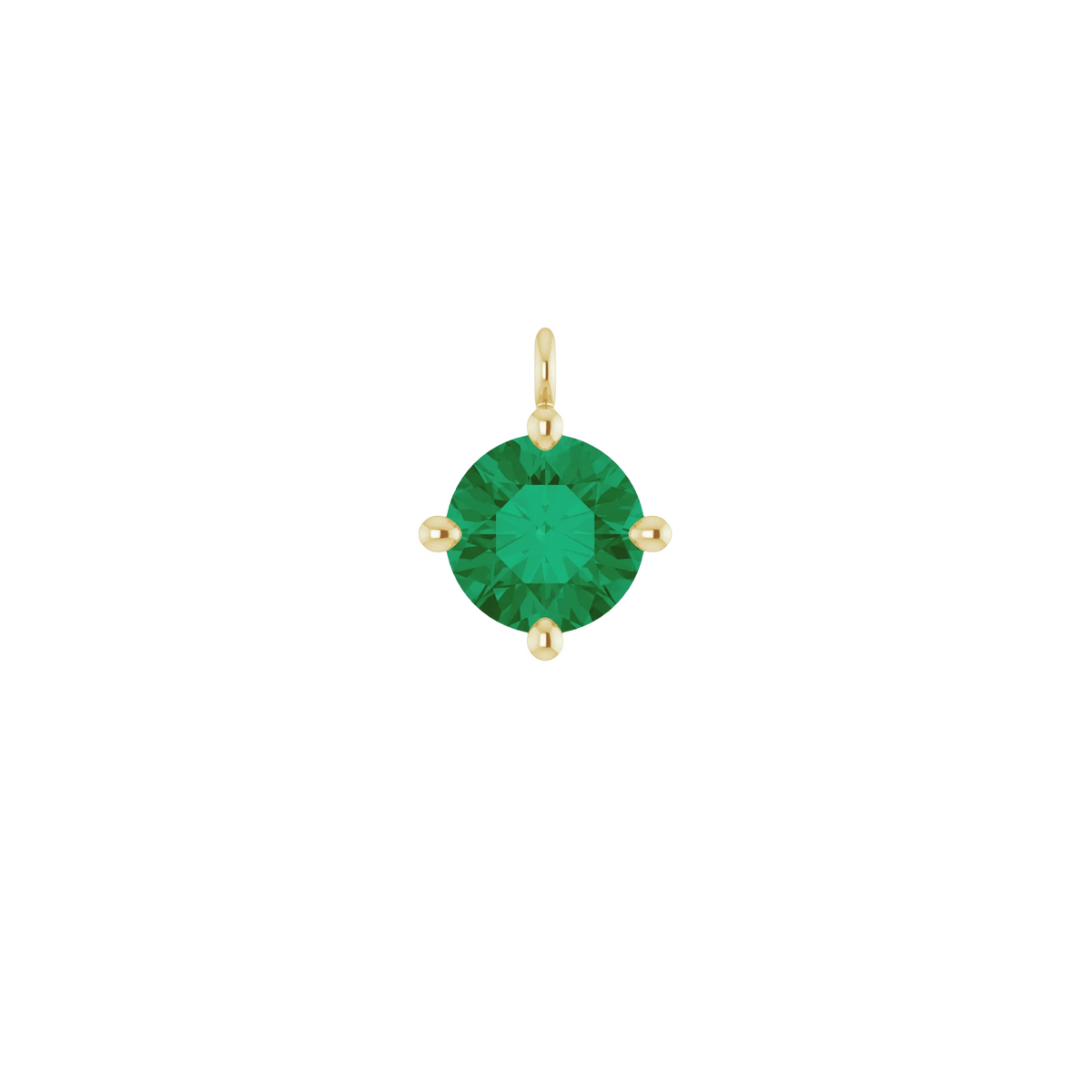 Emerald Birthstone Charm