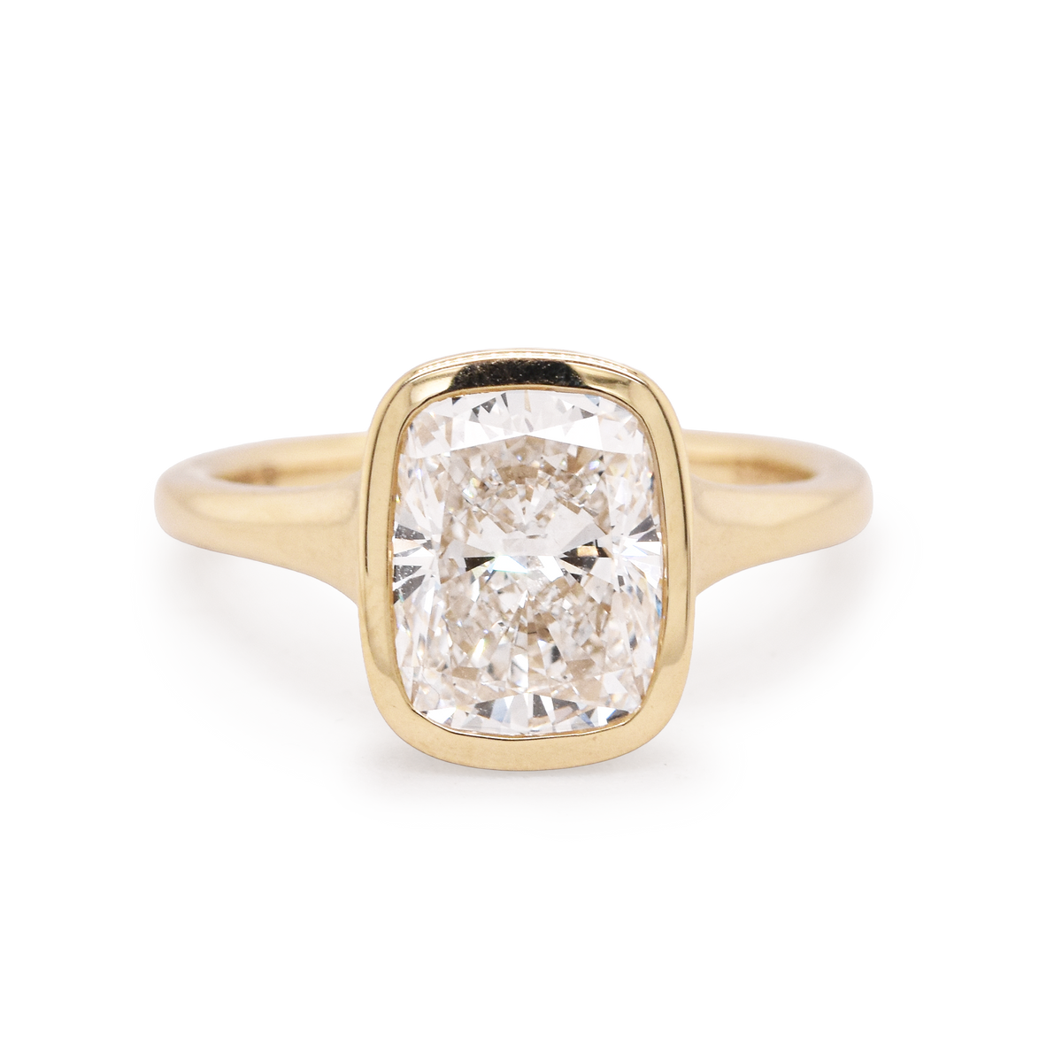 Florence 3.03ct Lab-Grown Cushion Cut Diamond Engagement Ring