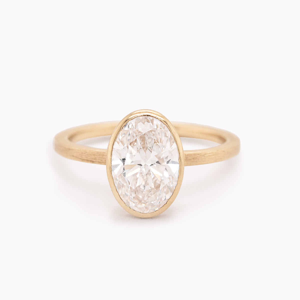 Jane Oval Engagement Ring Setting