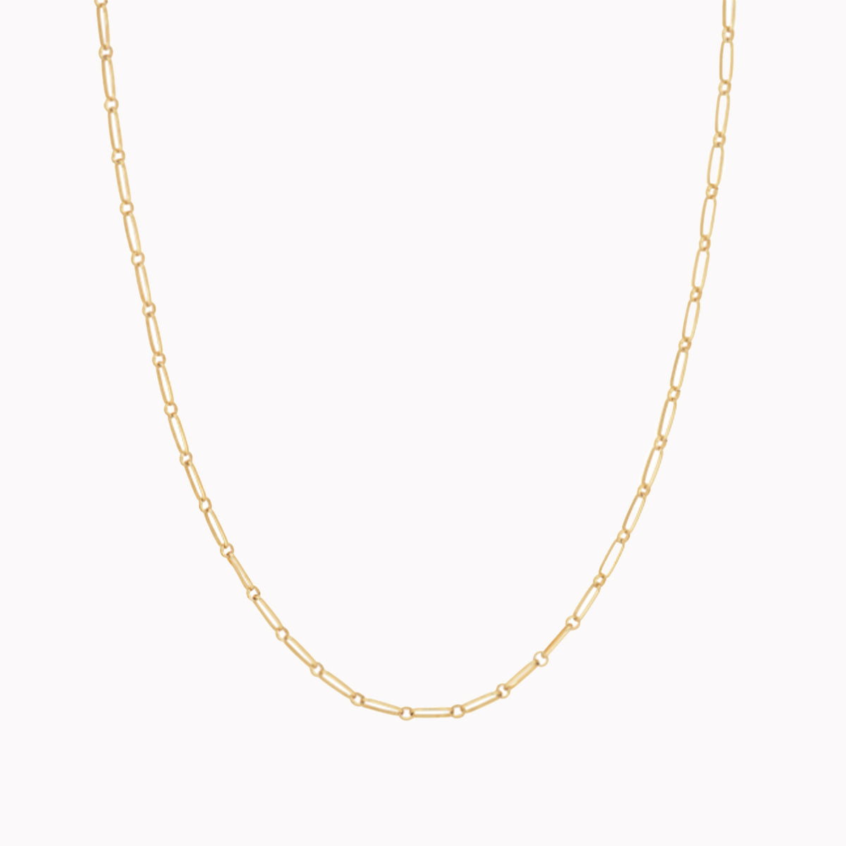 Alternating Link Paperclip Chain