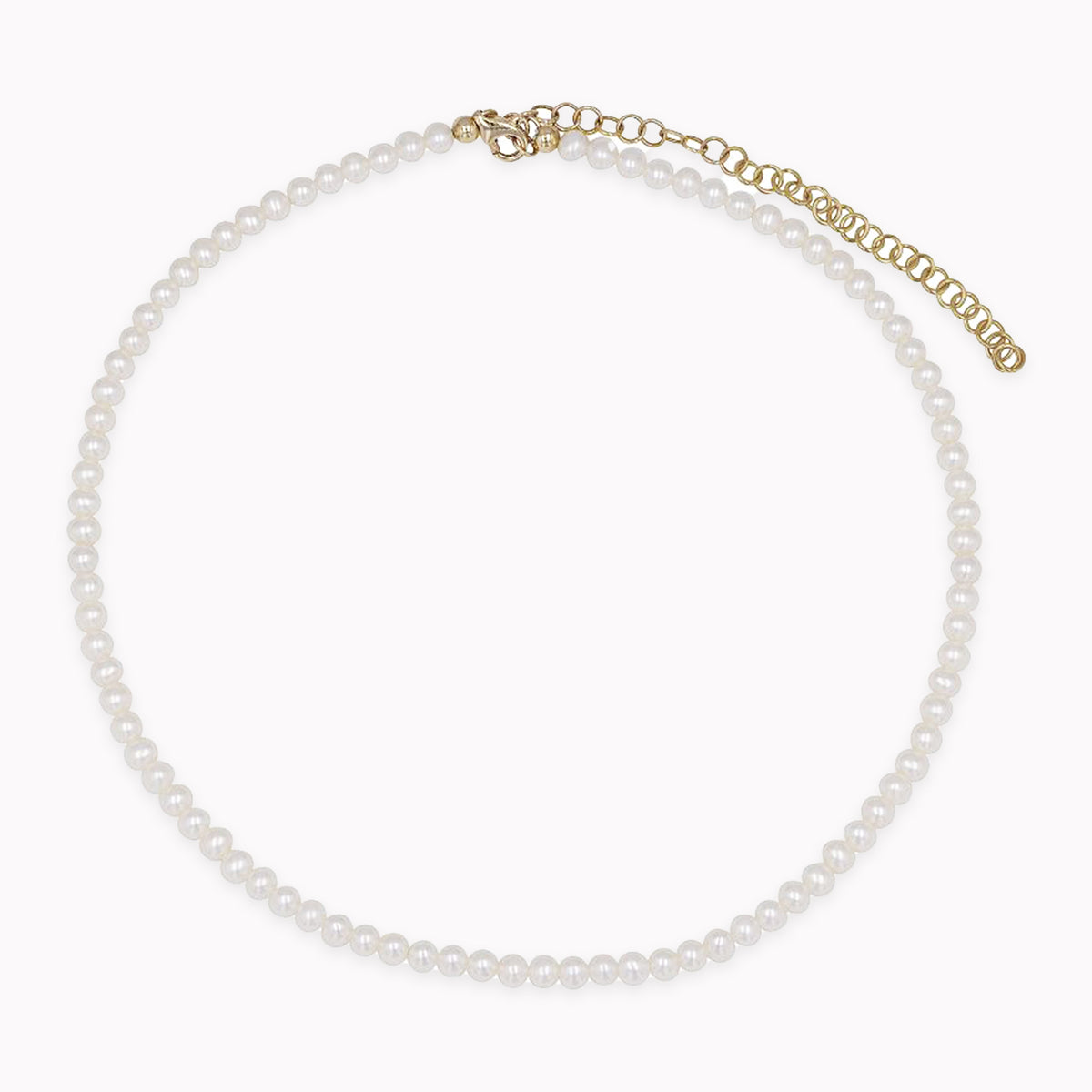 Pearl Strand Choker Necklace