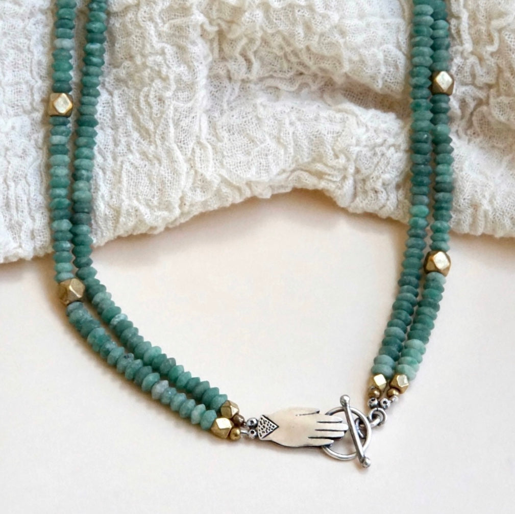 Holding Hands Necklace