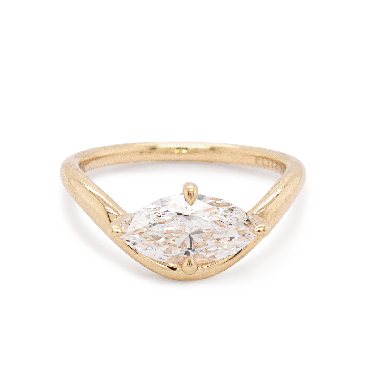 Seraphina East/West 1.13ct Marquise Diamond Engagement Ring