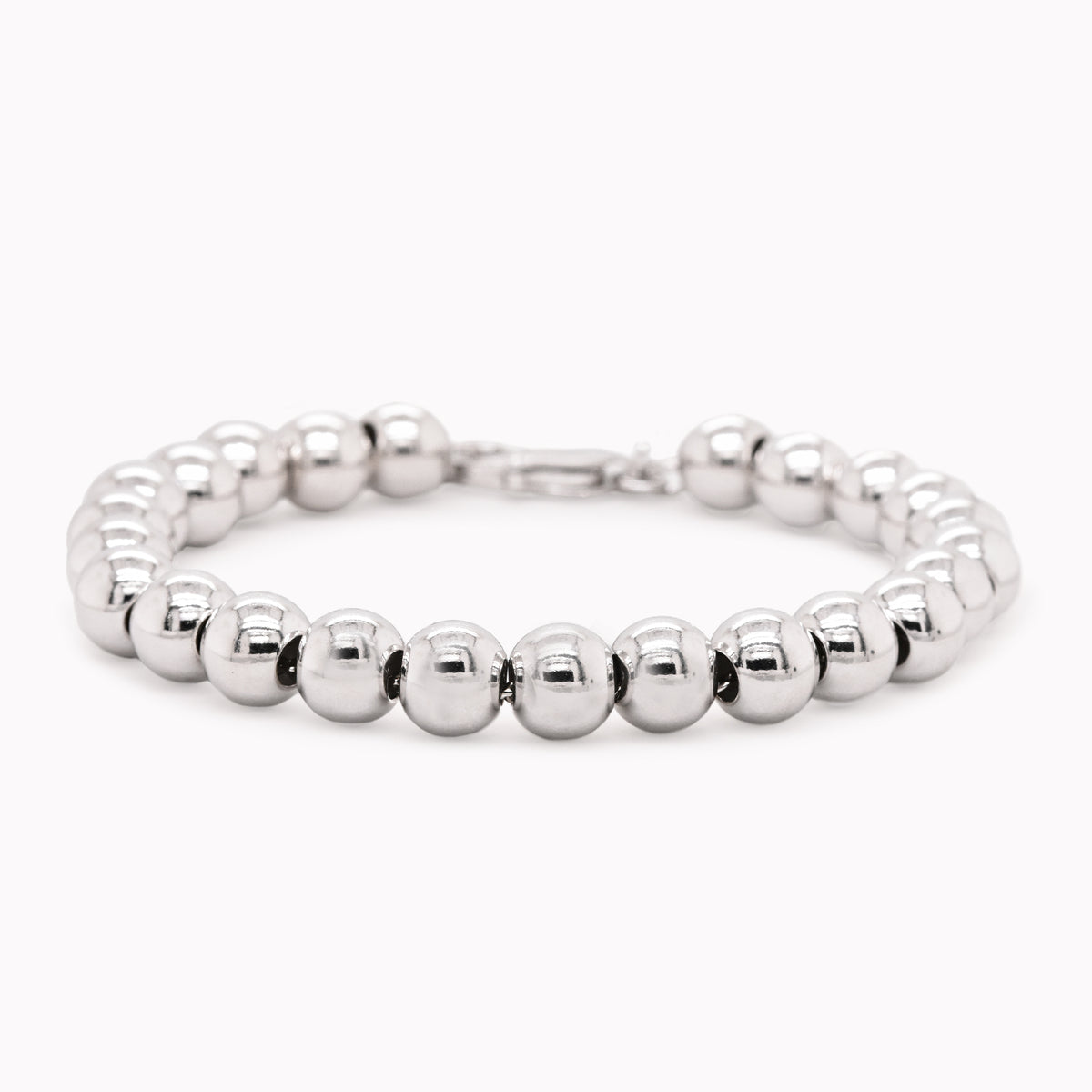 Silver Bead Bracelet