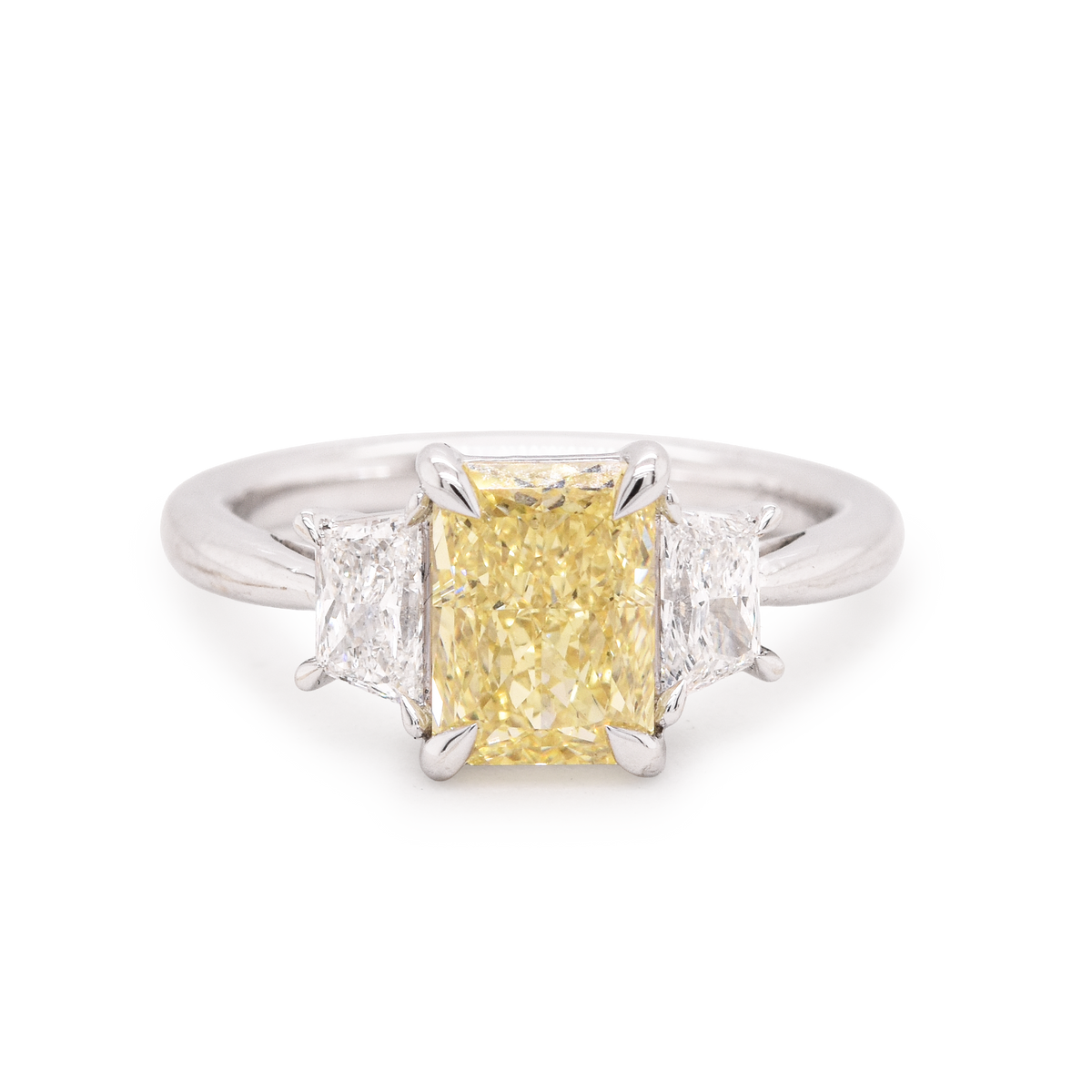 Victoria 2.14ct Lab-Grown Yellow Diamond Engagement Ring