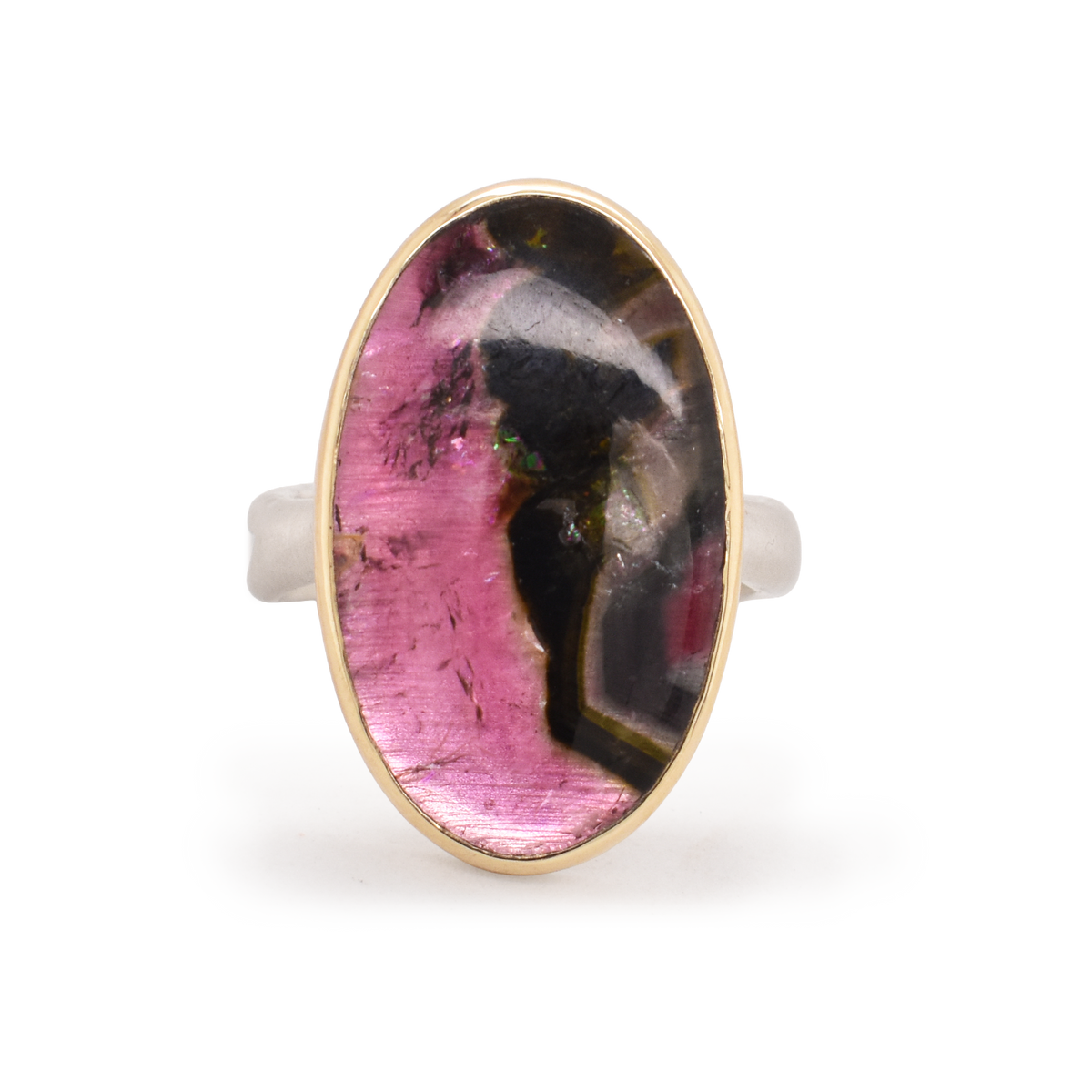 Watermelon Tourmaline Ring