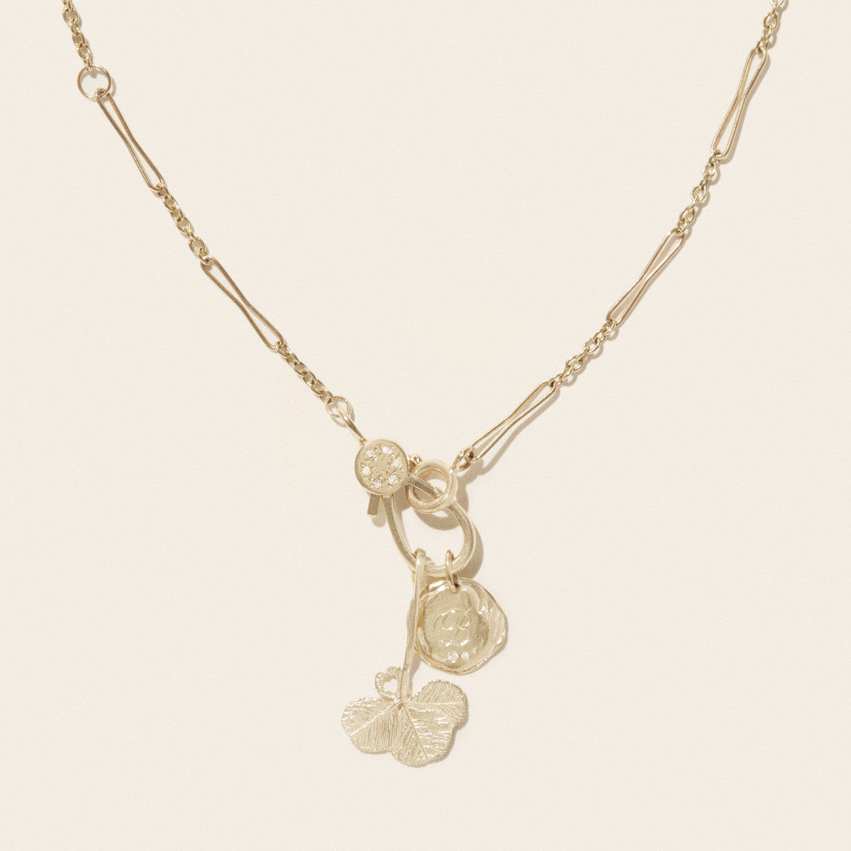Engravable No. 6 Charm Pendant