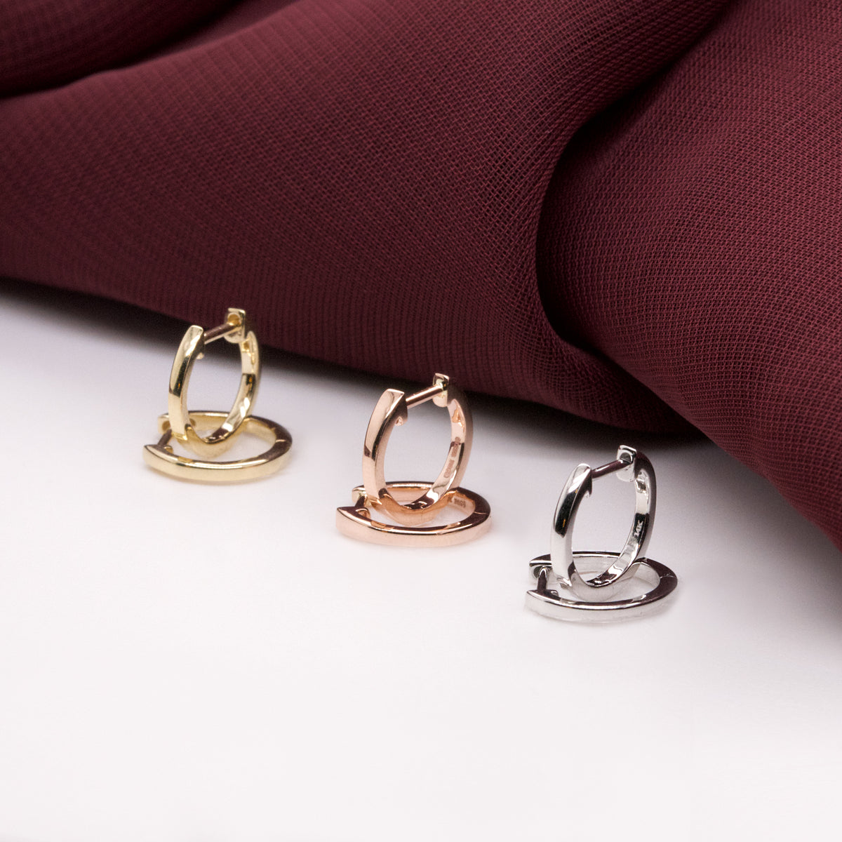 Classic Large Gold Huggies - Eliza Page