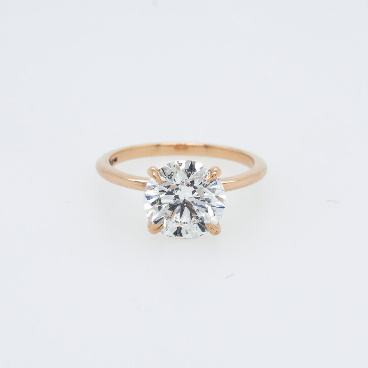 Emma Yellow Gold Engagement Ring Setting - Eliza Page