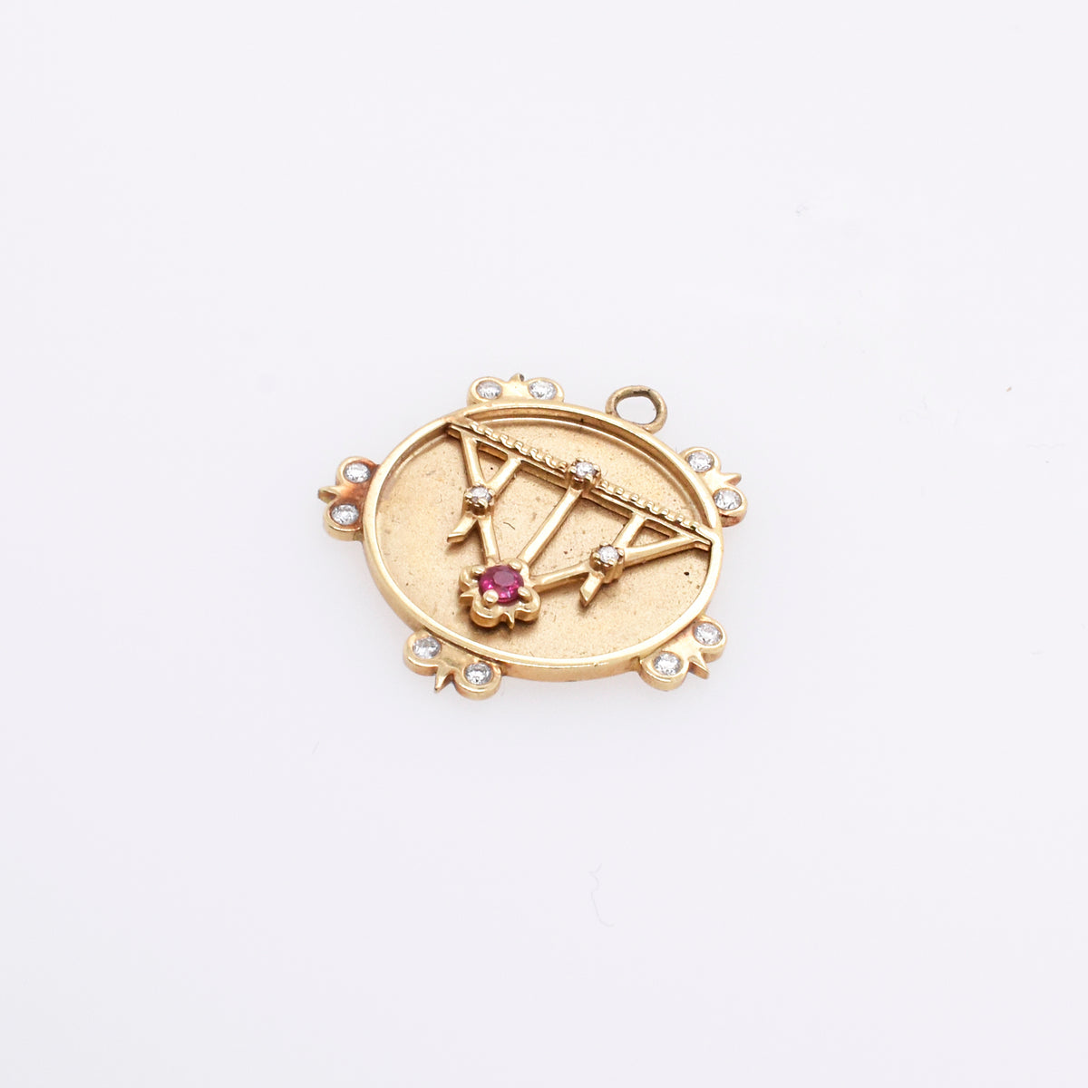 Lace Shield Medallion - 1 Stone or Birthstone - Eliza Page