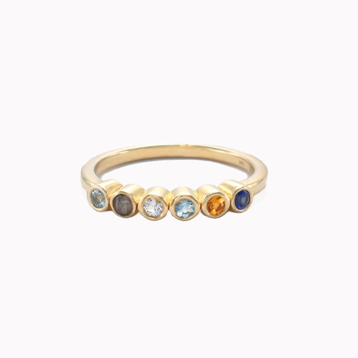 6 Stone "Always" Stack Ring